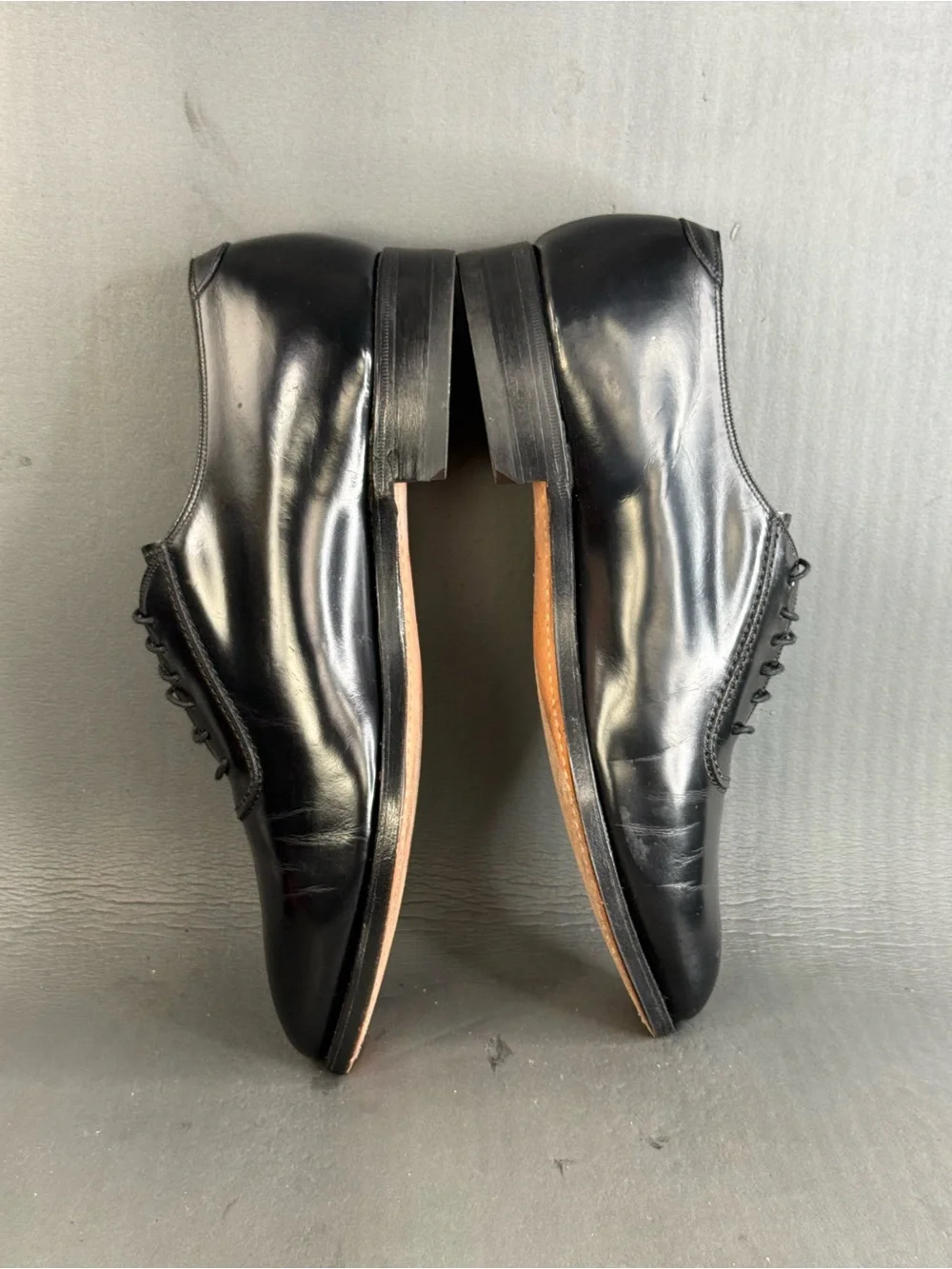 Johnston & Murphy black leather Heritage Oxford shoes men’s size 9.5